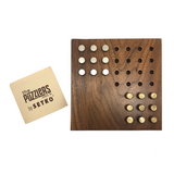 Teak Mid-Century Setko "Square Puzzler" Solitaire Game