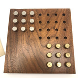 Teak Mid-Century Setko "Square Puzzler" Solitaire Game