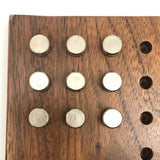 Teak Mid-Century Setko "Square Puzzler" Solitaire Game