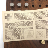 Teak Mid-Century Setko "Square Puzzler" Solitaire Game