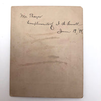 Late 19th Century Cyanotype of "Mr. Thayer" on Beach