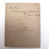 Late 19th Century Cyanotype of "Mr. Thayer" on Beach