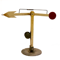 Cool  Yellow Arrow Red Dot Handmade Ice Fishing Tip Up