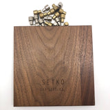 Teak Mid-Century Setko "Square Puzzler" Solitaire Game