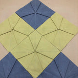SOLD (RT) Amazing Antique Child's Album of Paper Weavings, Paper Foldings, and Sewn Drawings
