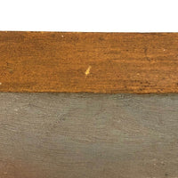 Luminous 1899 E.C. Clark Oil on Chamfered Wood Panel Seascape
