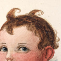 "You Don't Know What You're Missing" Watercolor of Baby with Pacifier