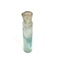 Melty Early Aqua Glass Vial