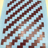 SOLD (RT) Amazing Antique Child's Album of Paper Weavings, Paper Foldings, and Sewn Drawings