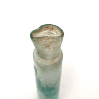 Melty Early Aqua Glass Vial