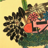 Hopi Mixed Media Student Drawing, 2001