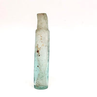 Melty Early Aqua Glass Vial