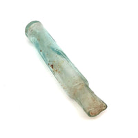 Melty Early Aqua Glass Vial