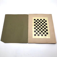 SOLD (RT) Amazing Antique Child's Album of Paper Weavings, Paper Foldings, and Sewn Drawings
