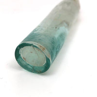 Melty Early Aqua Glass Vial