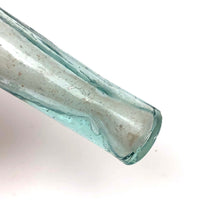 Melty Early Aqua Glass Vial