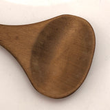 Handcarved Old Wooden Spoon with Heart Shaped Cutout Handle