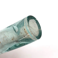 Melty Early Aqua Glass Vial