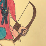 Hopi Mixed Media Student Drawing, 2001