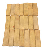 Lovely Old Bone Gambling Chips, Set Two (Cream)