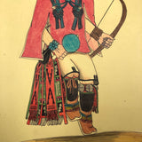 Hopi Mixed Media Student Drawing, 2001