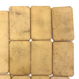 Lovely Old Bone Gambling Chips, Set Two (Cream)