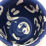 Sarah Wilton Lee Happy Blue and White Ceramic Tumbler