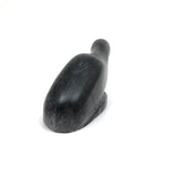 Inuit Carved Black Stone Bird