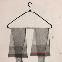 George Schneeman Signed Limited Edition Calendar Print of Hanging Stockings
