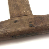Primitive Antique Kitchen Paddle with Jointed Cross Handle