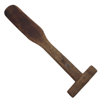 Primitive Antique Kitchen Paddle with Jointed Cross Handle