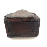 Wonderful Little Old Hand-carved Wooden Wall Box