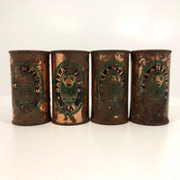 Ballantine Ale c. 1950 Flat Top Copper Beer Cans - Sold Individually