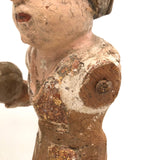 SOLD Antique Hand-carved Polychrome Santo Nino Holding Orb