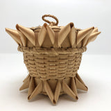 MicMac Porcupine Weave Fancy Lidded Basket
