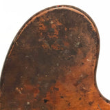 Giant Sculptural 1897 Signed Wooden Painter's Palette