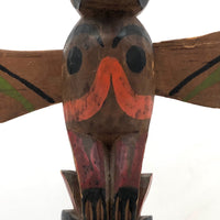 Nice Vintage Northwest Coast Native Hand-carved Model Totem Pole