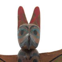 Nice Vintage Northwest Coast Native Hand-carved Model Totem Pole