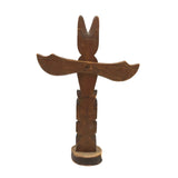 Nice Vintage Northwest Coast Native Hand-carved Model Totem Pole