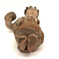 SOLD Antique Hand-carved Polychrome Santo Nino Holding Orb