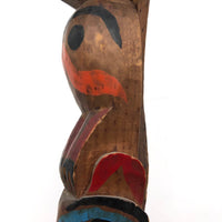 Nice Vintage Northwest Coast Native Hand-carved Model Totem Pole