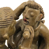 Fabulous Brazilian Folk Art Dentist at Work Ceramic Sculpture