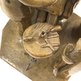 Fabulous Brazilian Folk Art Dentist at Work Ceramic Sculpture