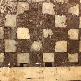 Antique Hand-painted Checkerboard on Tin with Insanely Beautiful Surface