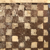 Antique Hand-painted Checkerboard on Tin with Insanely Beautiful Surface