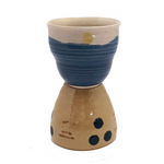 Pair of Small Hand-thrown Pottery Cups - Perfect as Little Planters