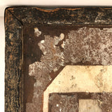 Antique Hand-painted Checkerboard on Tin with Insanely Beautiful Surface