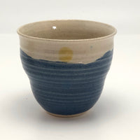 Pair of Small Hand-thrown Pottery Cups - Perfect as Little Planters
