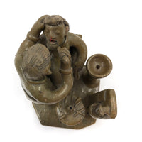 Fabulous Brazilian Folk Art Dentist at Work Ceramic Sculpture