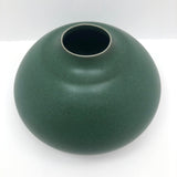 Gorgeous Green Glazed Hand-thrown Porcelain Vase, Signed KD